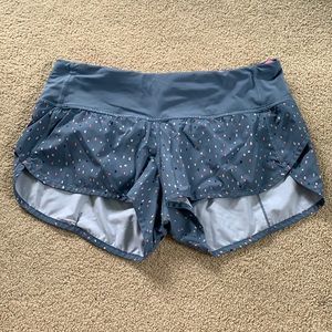 2.5” LuluLemon Low-Rise Speed Up Shorts